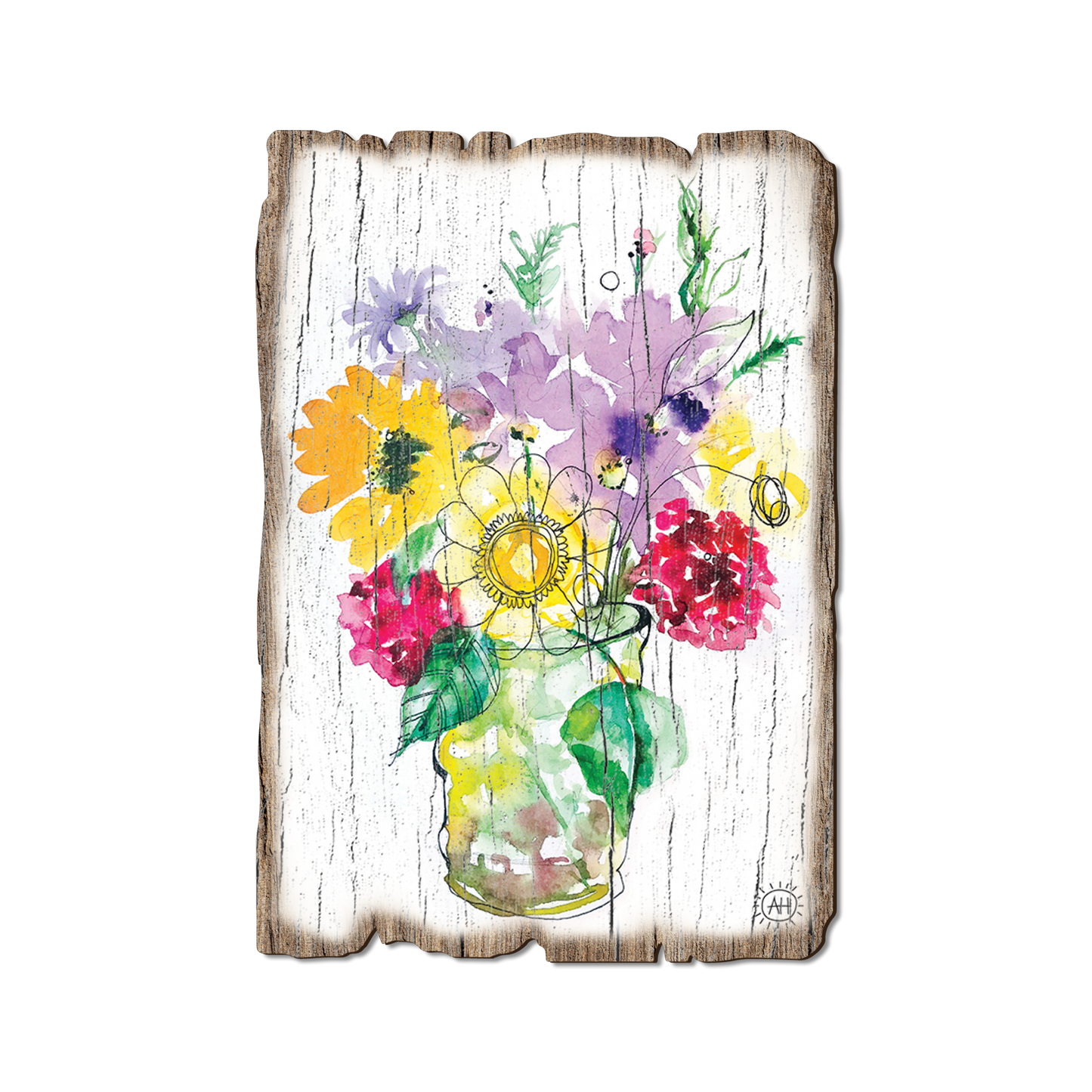 Postcard: Weathered Edge - Henning's Bouquet (Pack of 5)