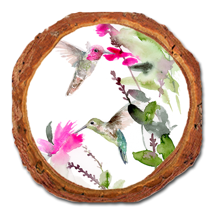 Coaster: Live Edge - Henning's Double Time (Pack of 5)