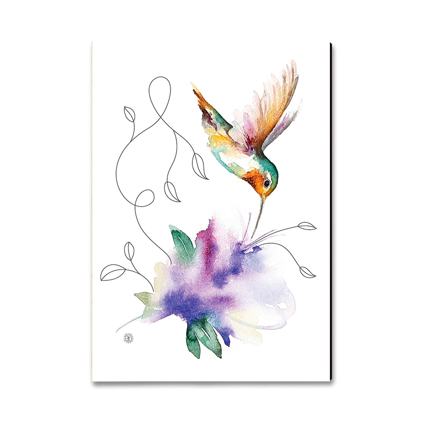 Ornament: Classic Edge - Henning's Jewel & Purple Flower