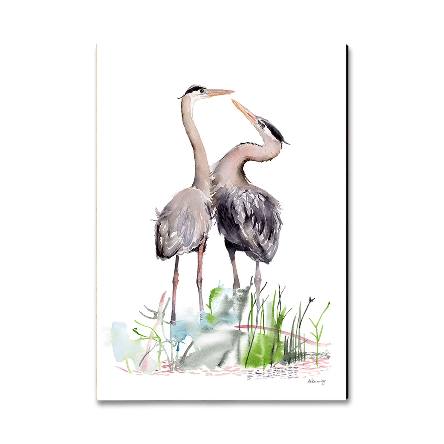 Greeting Card: Classic Edge - Henning's Long Neck Love