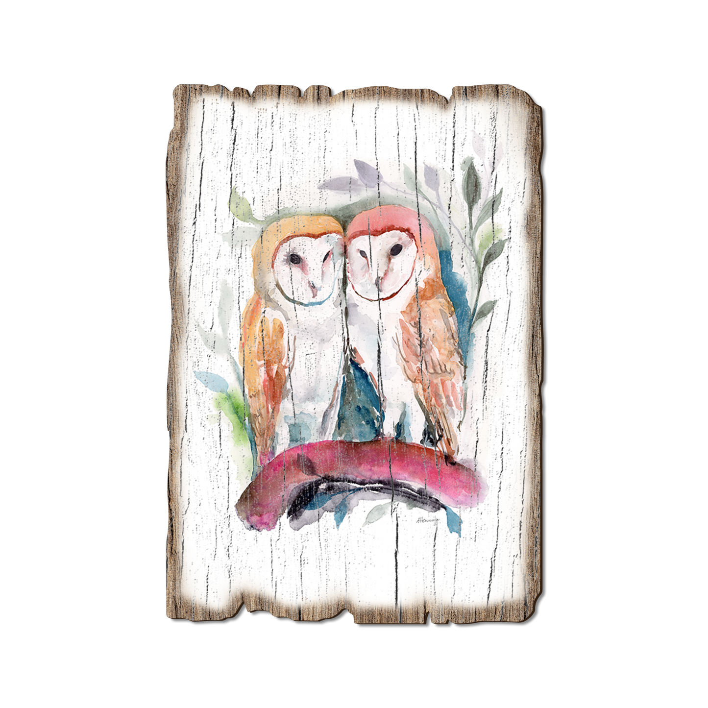 Greeting Card: Weathered Edge - Henning's Owl Love (Pack of 5)