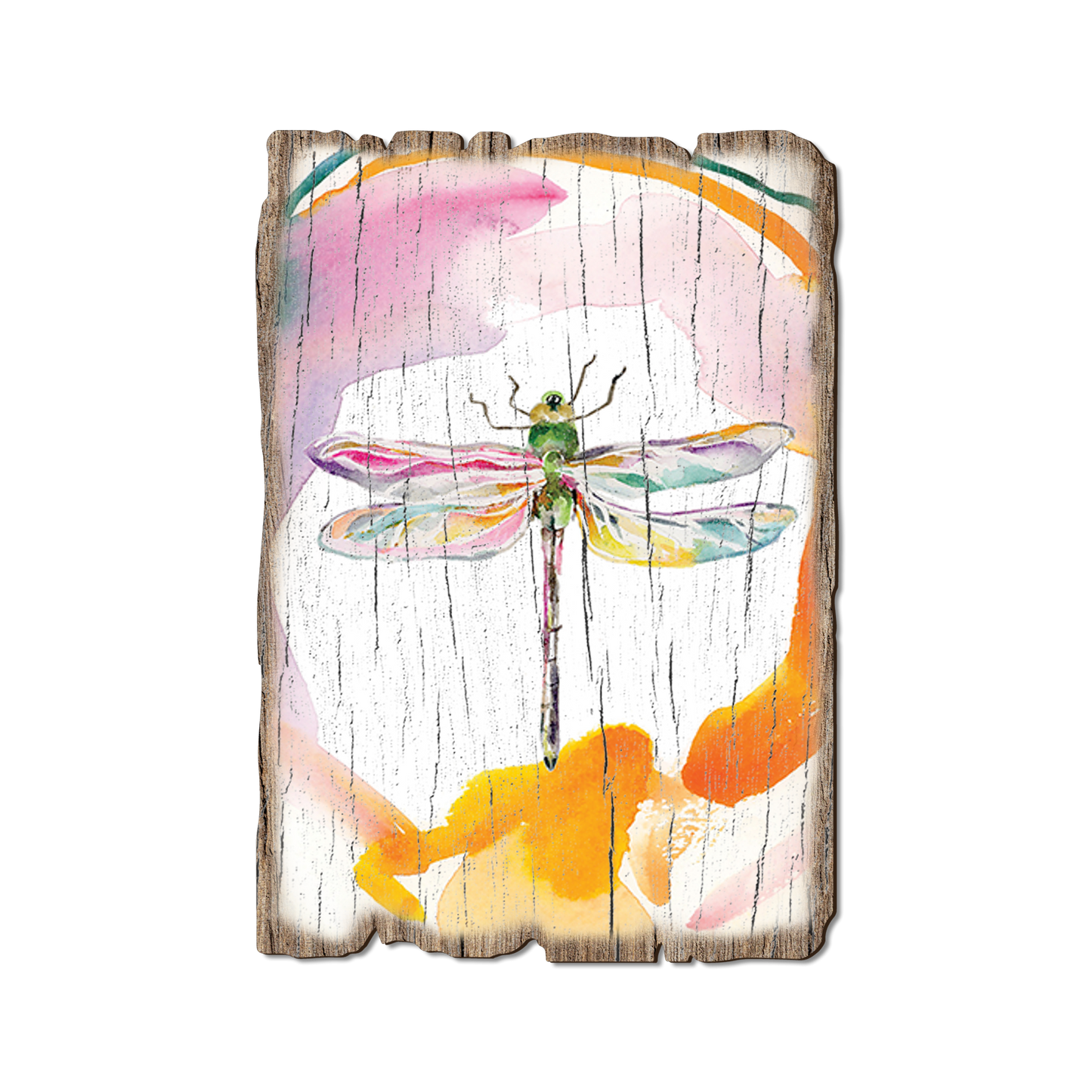 Ornament: Weathered Edge - Henning's Pink Dragonfly (Pack of 5)