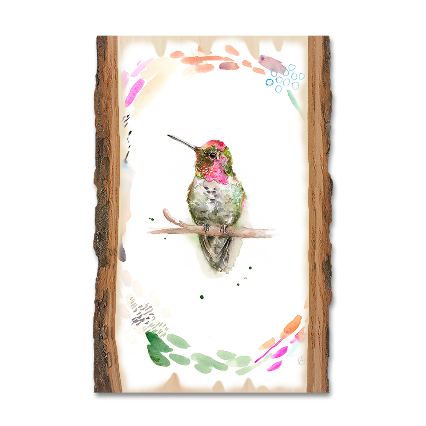 Ornament: Live Edge - Henning's Pink Head Round