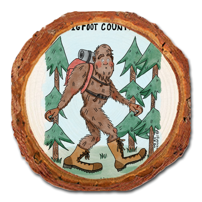 Coaster: Live Edge - Bigfoot Hiker (Pack of 5)