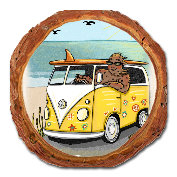 Coaster: Live Edge - Bigfoot Hippie Van (Pack of 5)