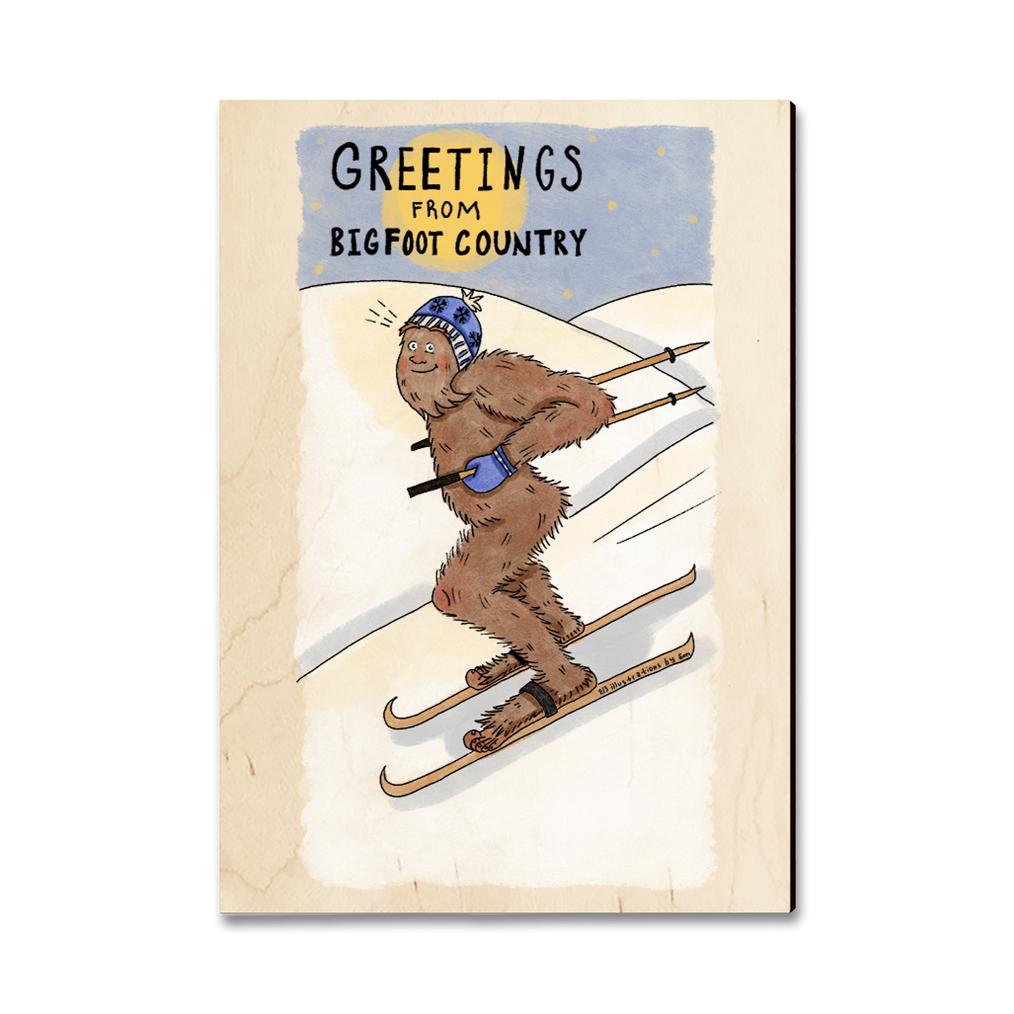 Magnet: Classic Edge - Bigfoot Skier