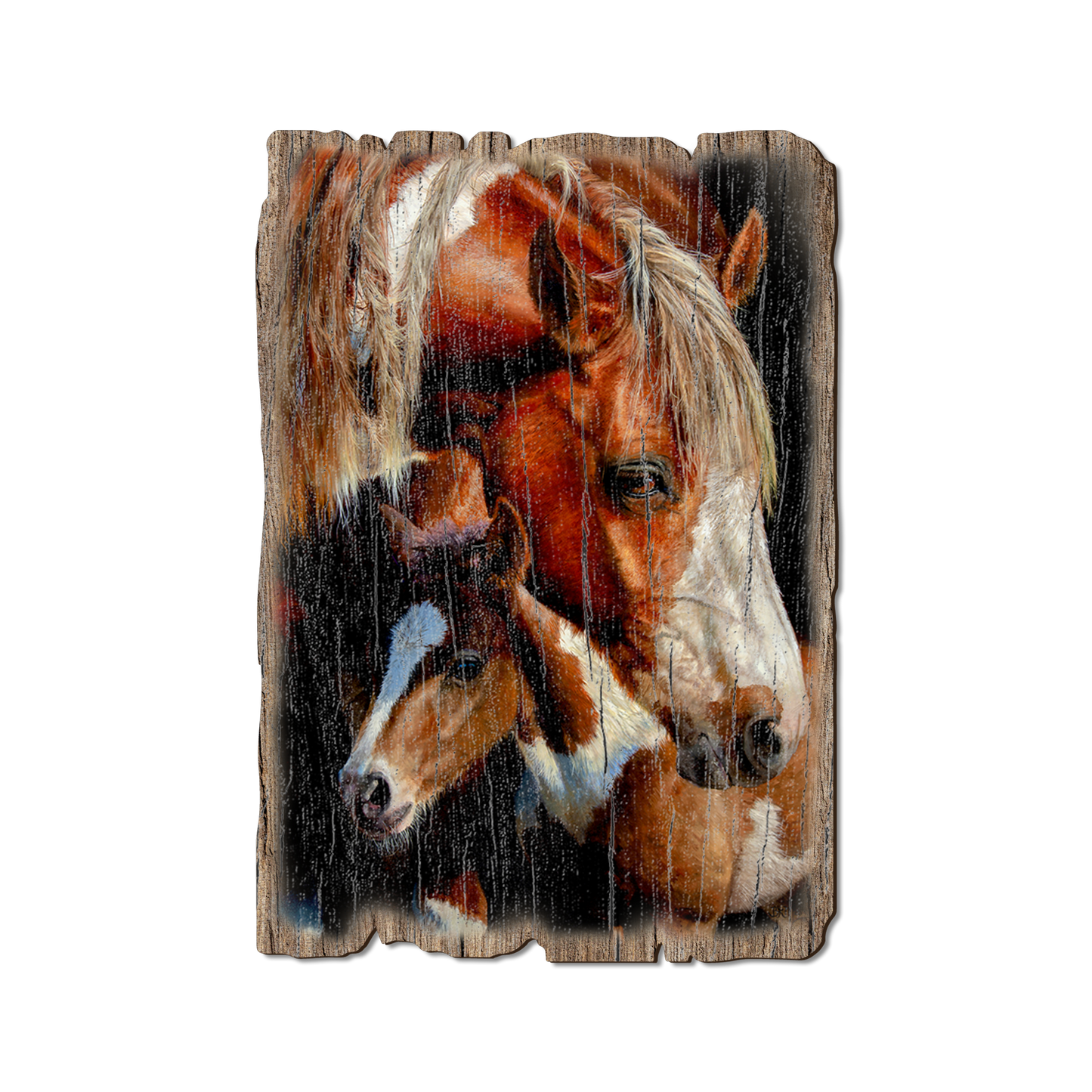 Ornament: Weathered Edge - Marris' First Foal