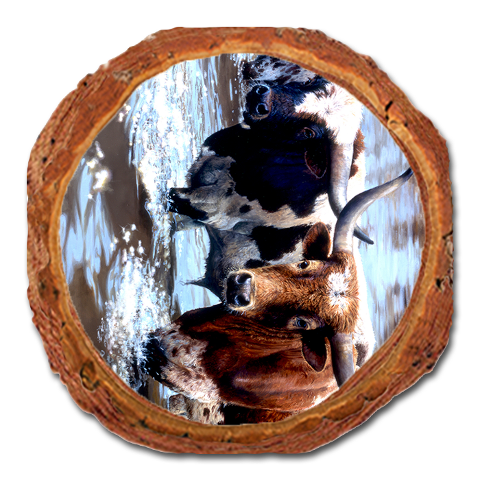 Coaster: Live Edge - Marris' Long Horns