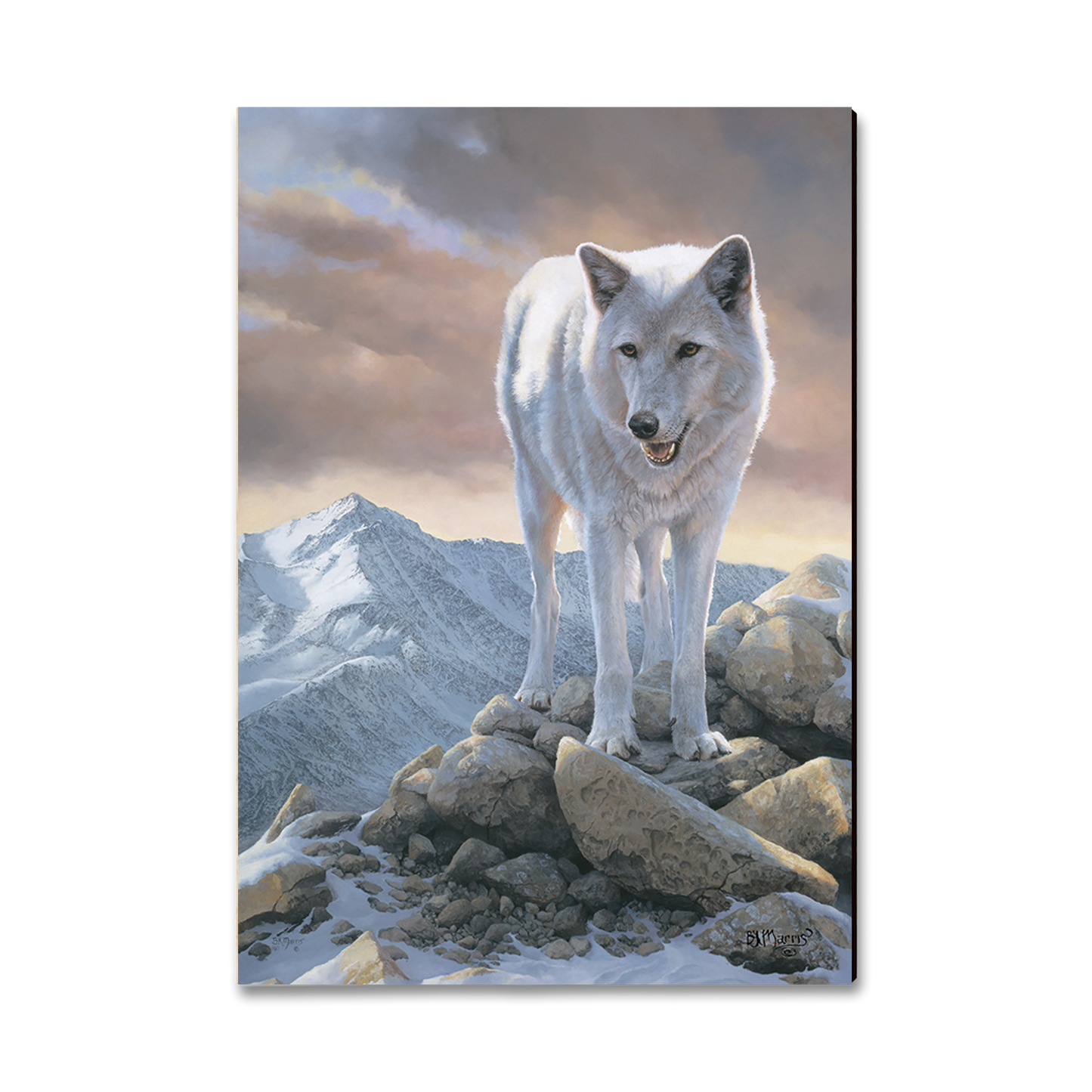 Ornament: Classic Edge - Marris' White Wolf