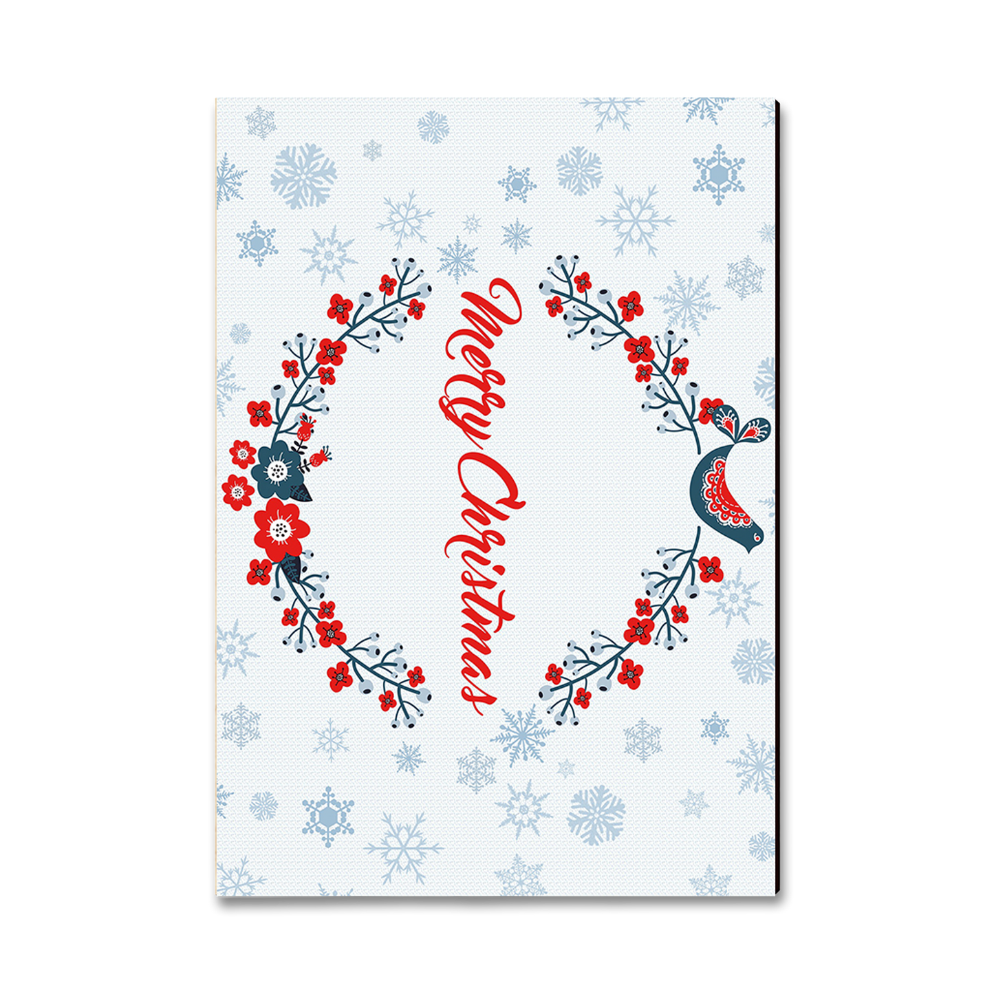 Greeting Card: Classic Edge - Christmas Circle