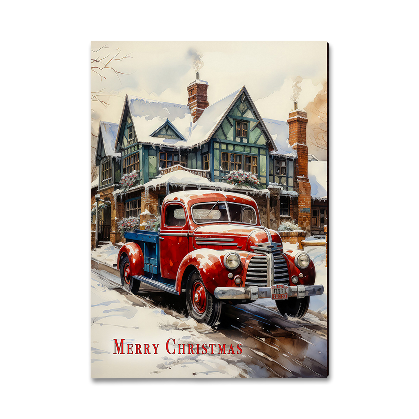 Postcard: Classic Edge - Christmas Pickup