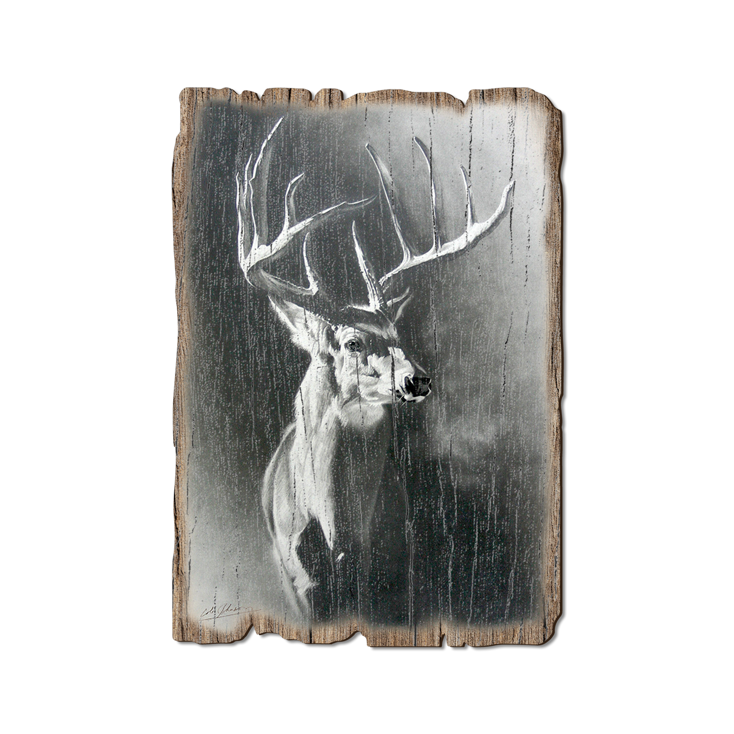 Greeting Card: Weathered Edge - Johnson's Big Hoss