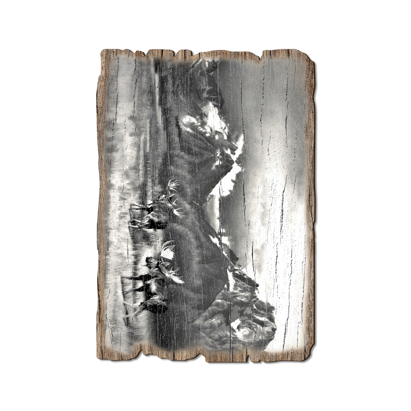 Greeting Card: Weathered Edge - Johnson's Homeward Bound