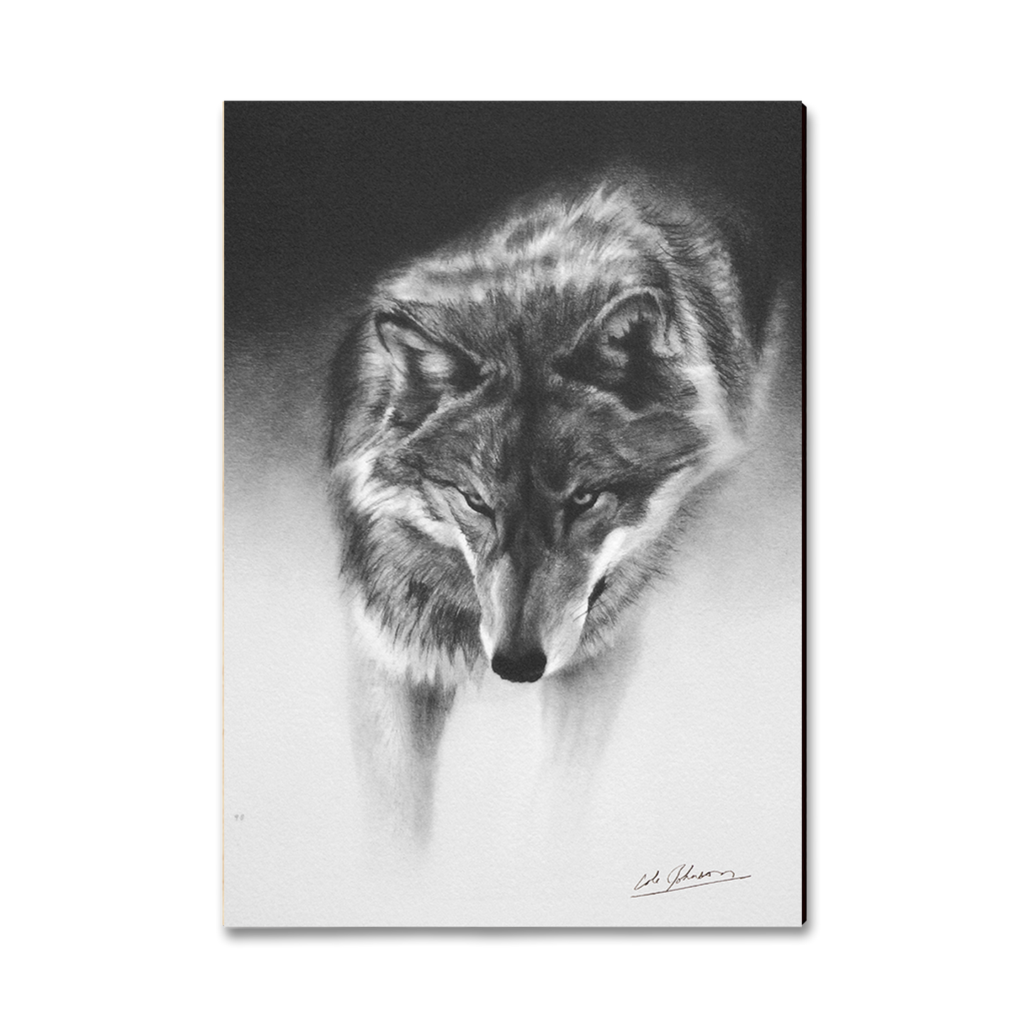 Magnet: Classic Edge - Johnson's Prowling Wolf