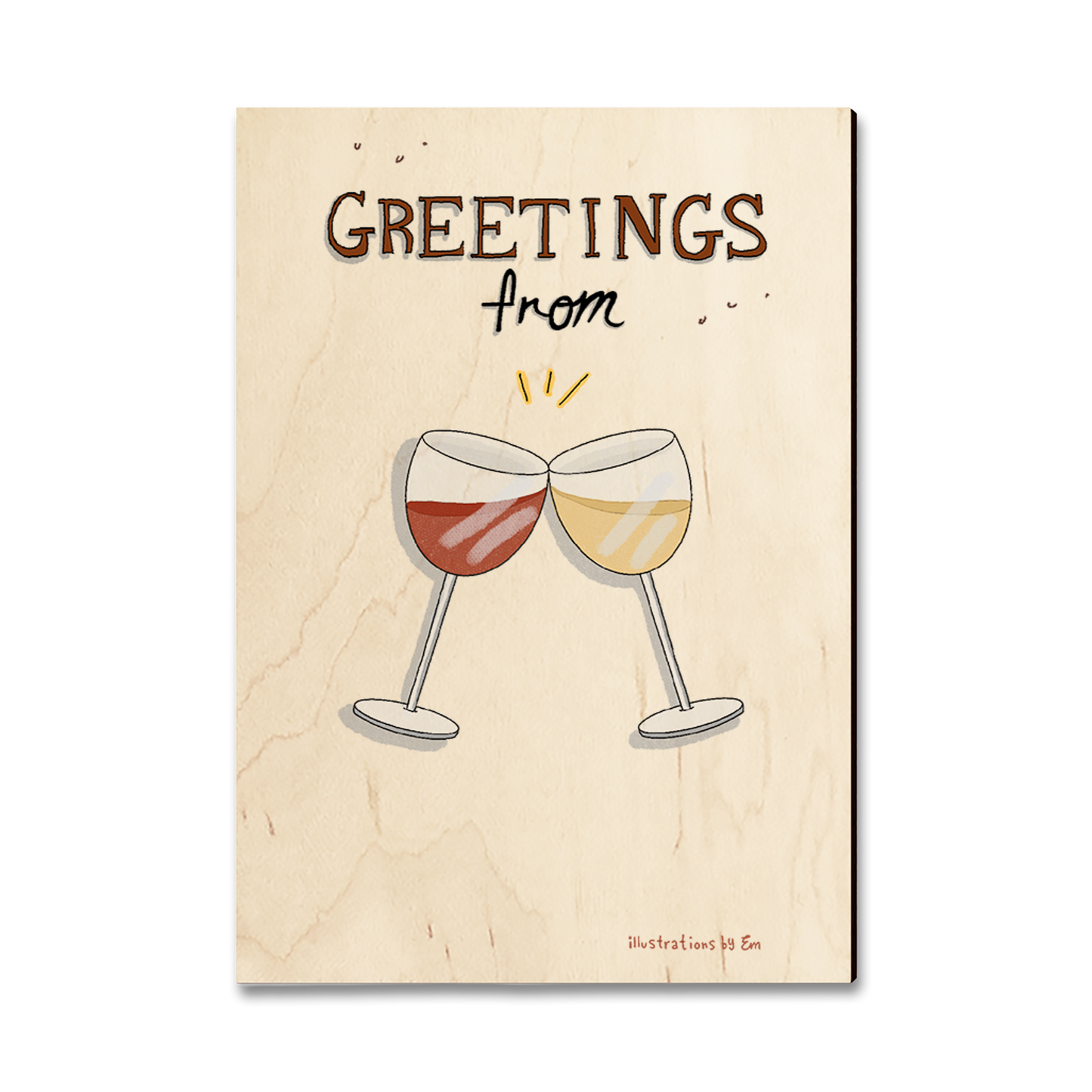 Magnet: Classic Edge - Cheers Wine