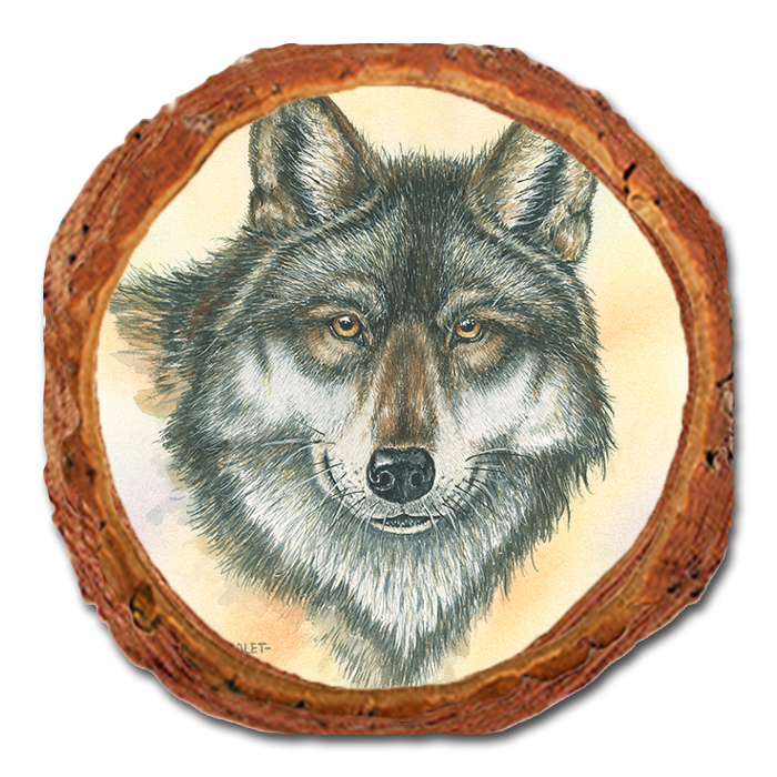 Coaster: Live Edge - Bartholet's Alpha Wolf