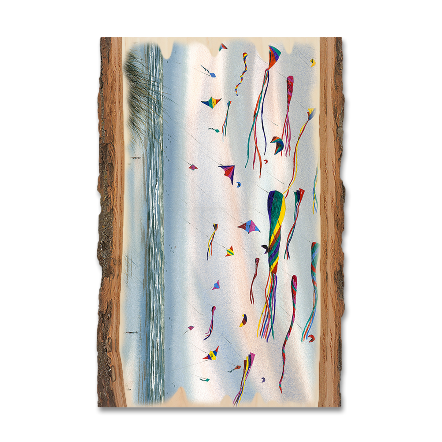Postcard: Live Edge - Bartholet's Beach Kites