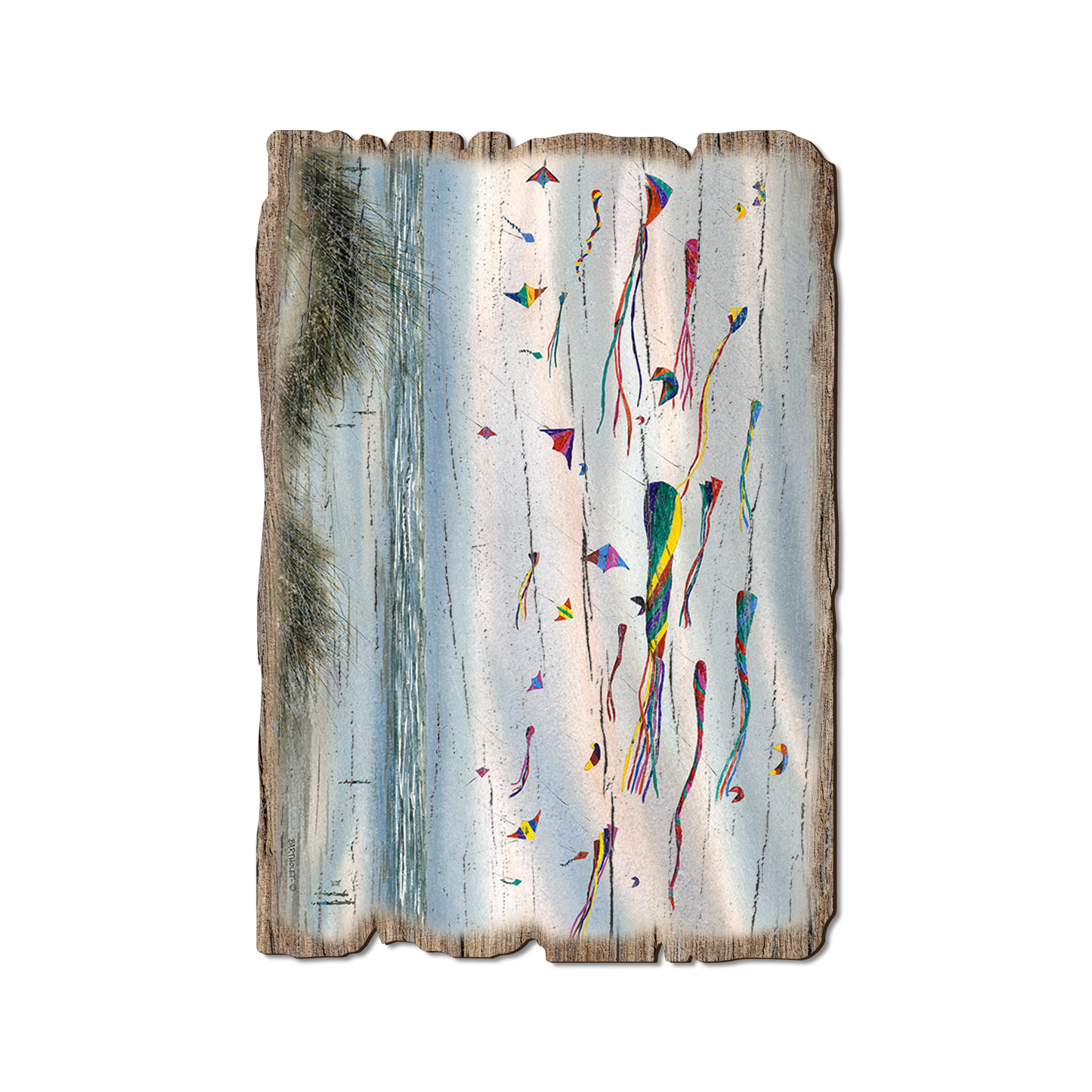 Ornament: Weathered Edge - Bartholet's Beach Kites