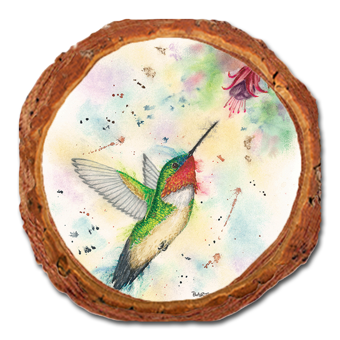 Coaster: Live Edge - Bartholet's Fuchsia Fun