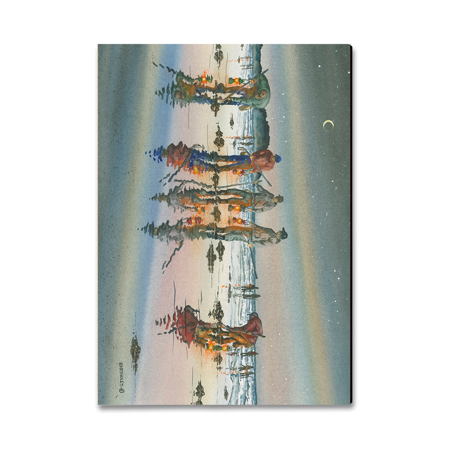 Greeting Card: Classic Edge - Bartholet's Night Dig