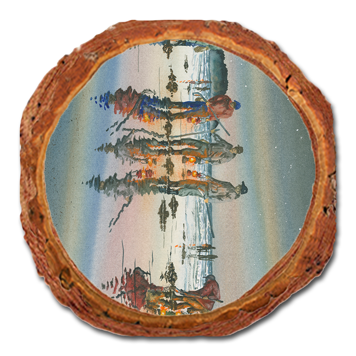 Coaster: Live Edge - Bartholet's Night Dig