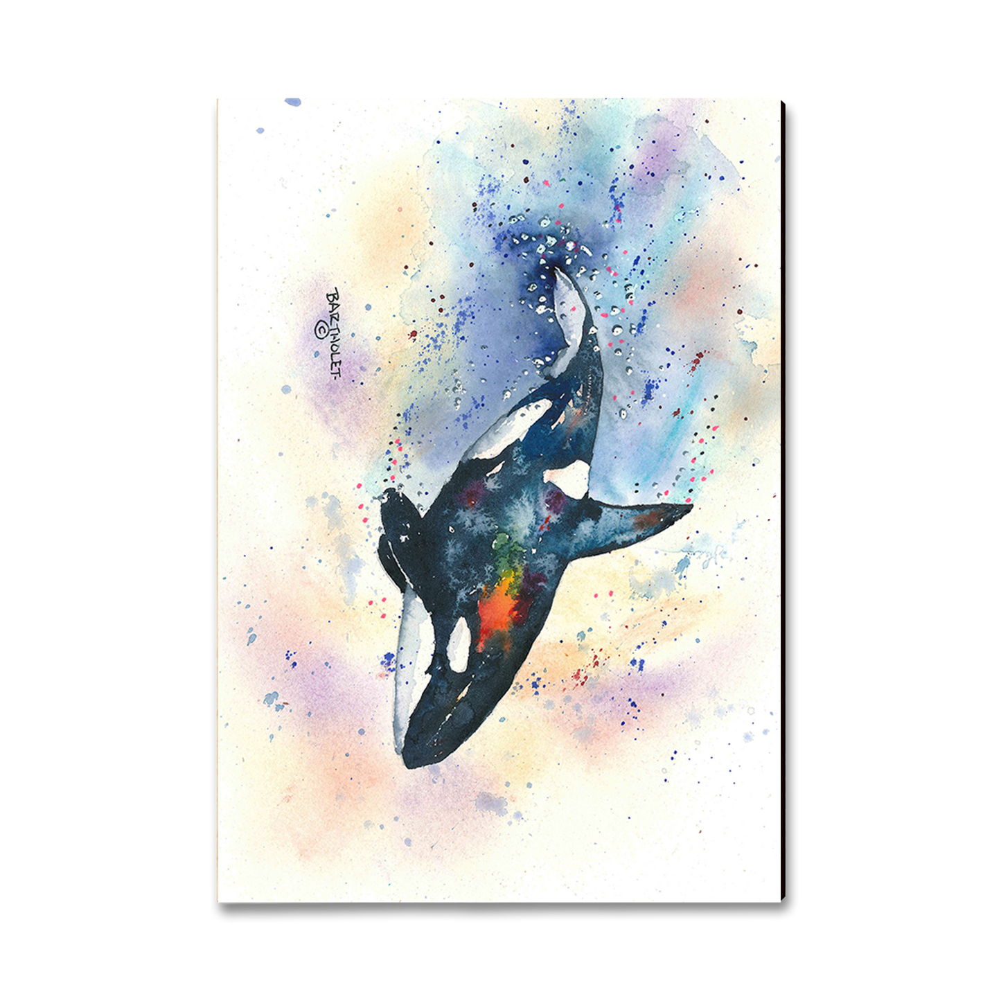 Greeting Card: Classic Edge - Bartholet's Orca
