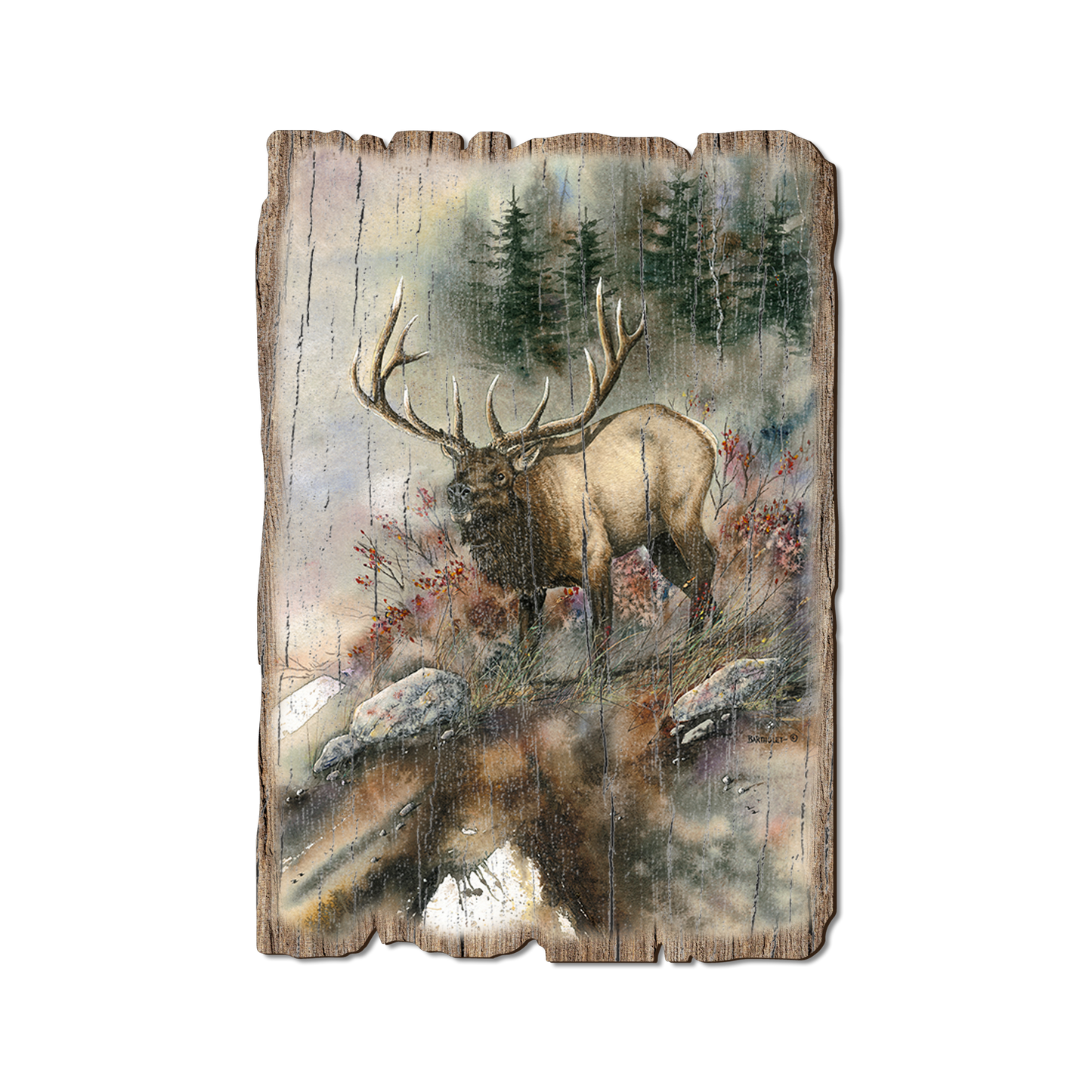 Greeting Card: Weathered Edge - Bartholet's Ridge Runner