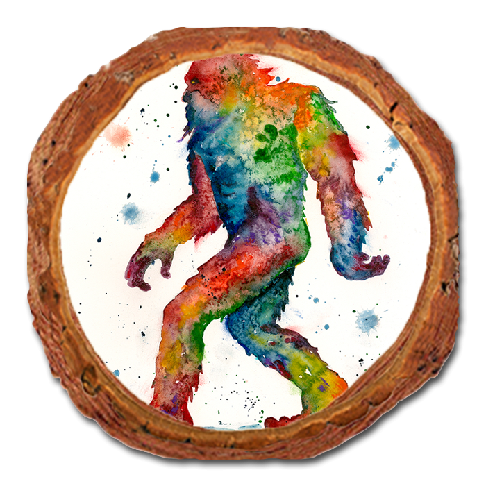 Coaster: Live Edge - Bartholet's Rainbow Sasquatch (Pack of 5)