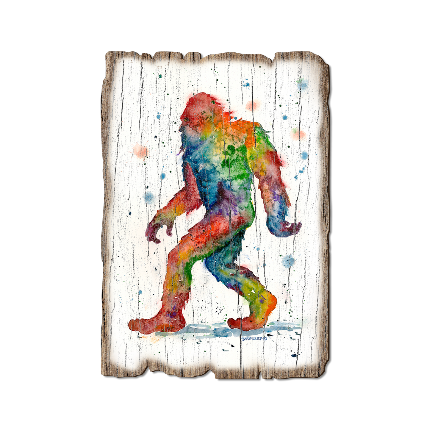Greeting Card: Weathered Edge - Bartholet's Rainbow Sasquatch (Pack of 5)
