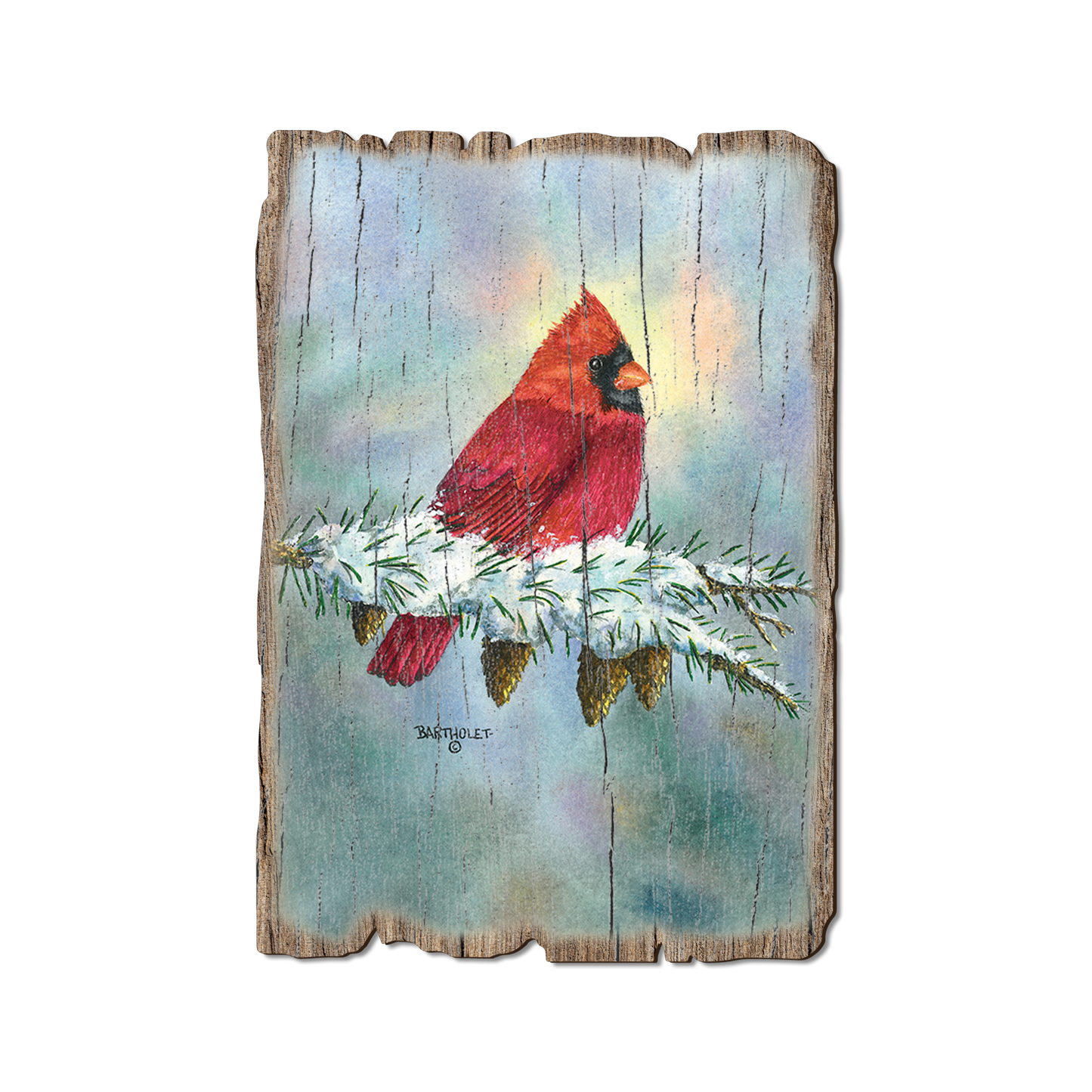 Postcard: Weathered Edge - Bartholet's Scarlett Delight