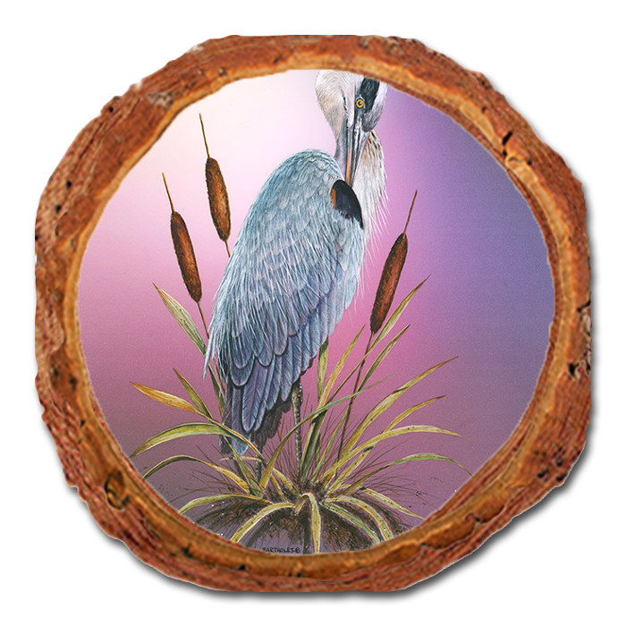 Coaster: Live Edge - Bartholet's Sunset Heron