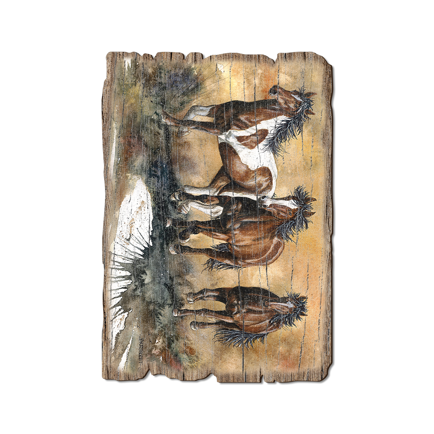 Greeting Card: Weathered Edge - Bartholet's Touch Of Wild
