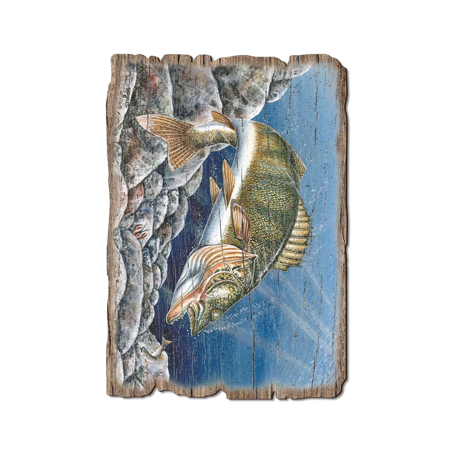 Postcard: Weathered Edge - Bartholet's Walleye