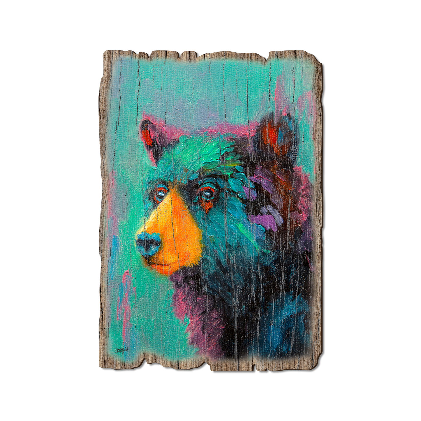 Postcard: Weathered Edge - Twitchell's Blueberry Bear