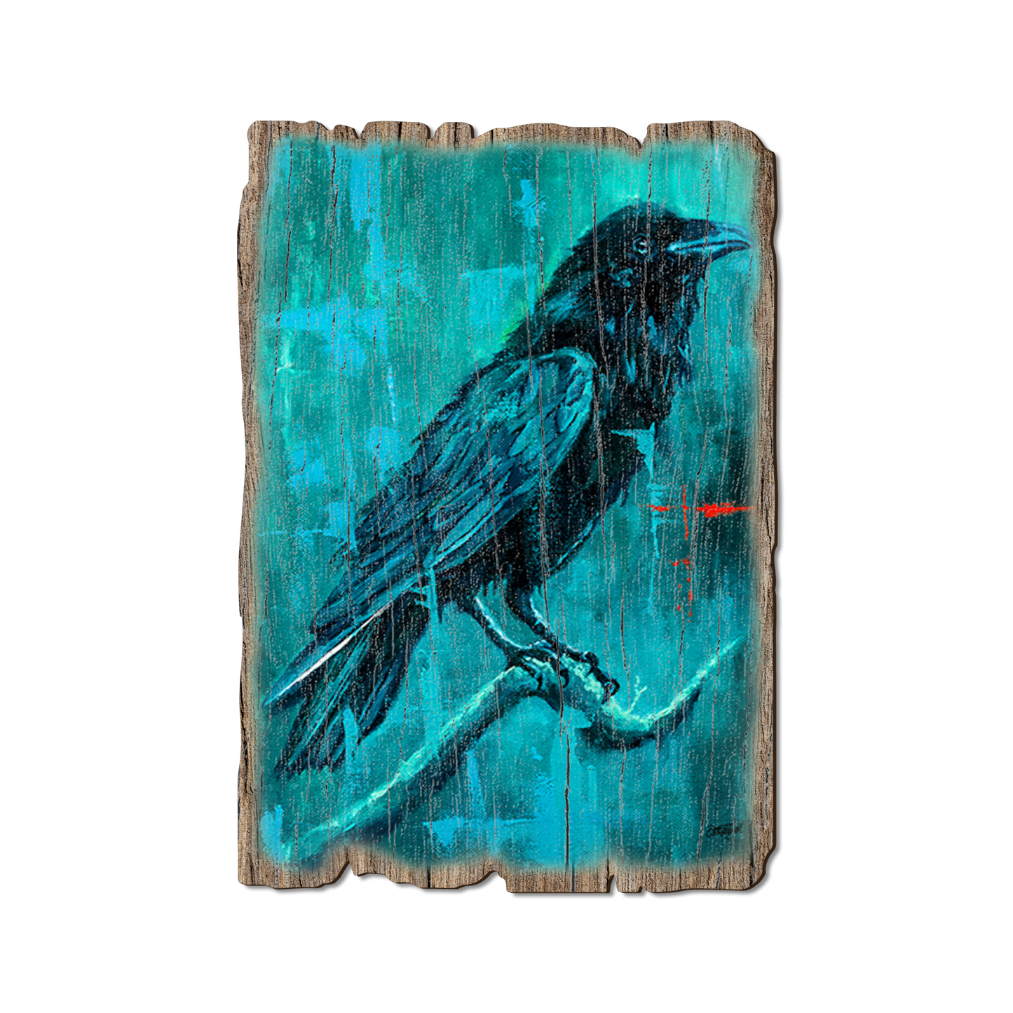 Greeting Card: Weathered Edge - Twitchell's Day of the Raven