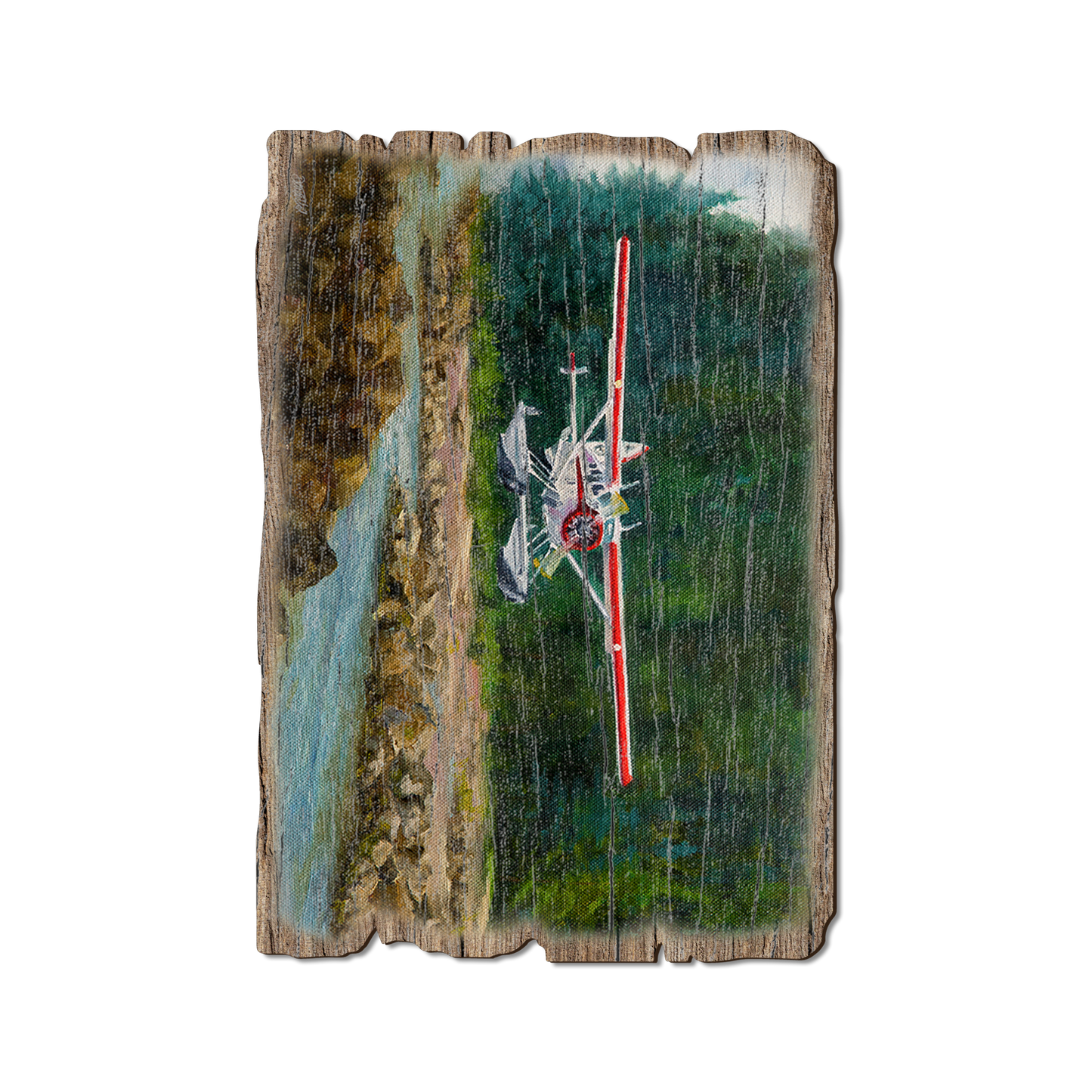 Greeting Card: Weathered Edge - Twitchell's Final Approach