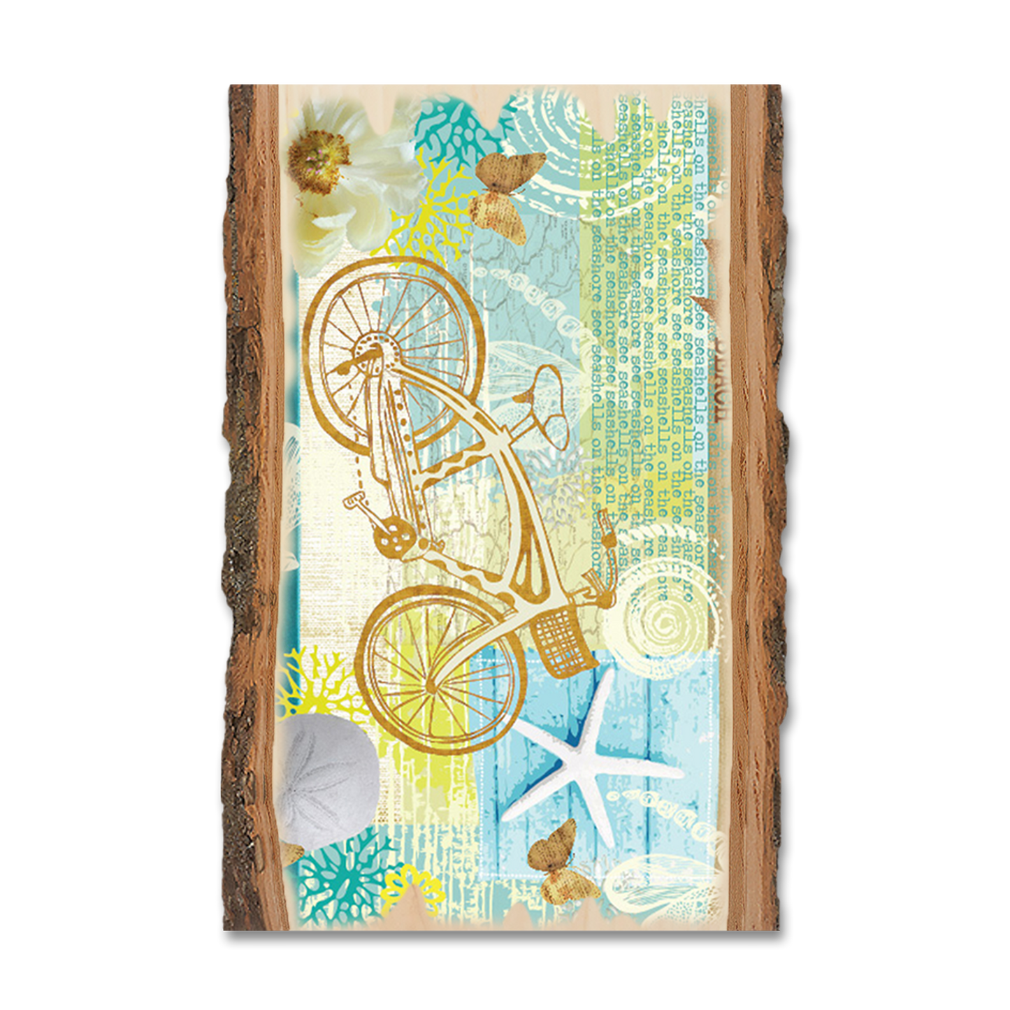 Greeting Card: Live Edge - Beach Bike