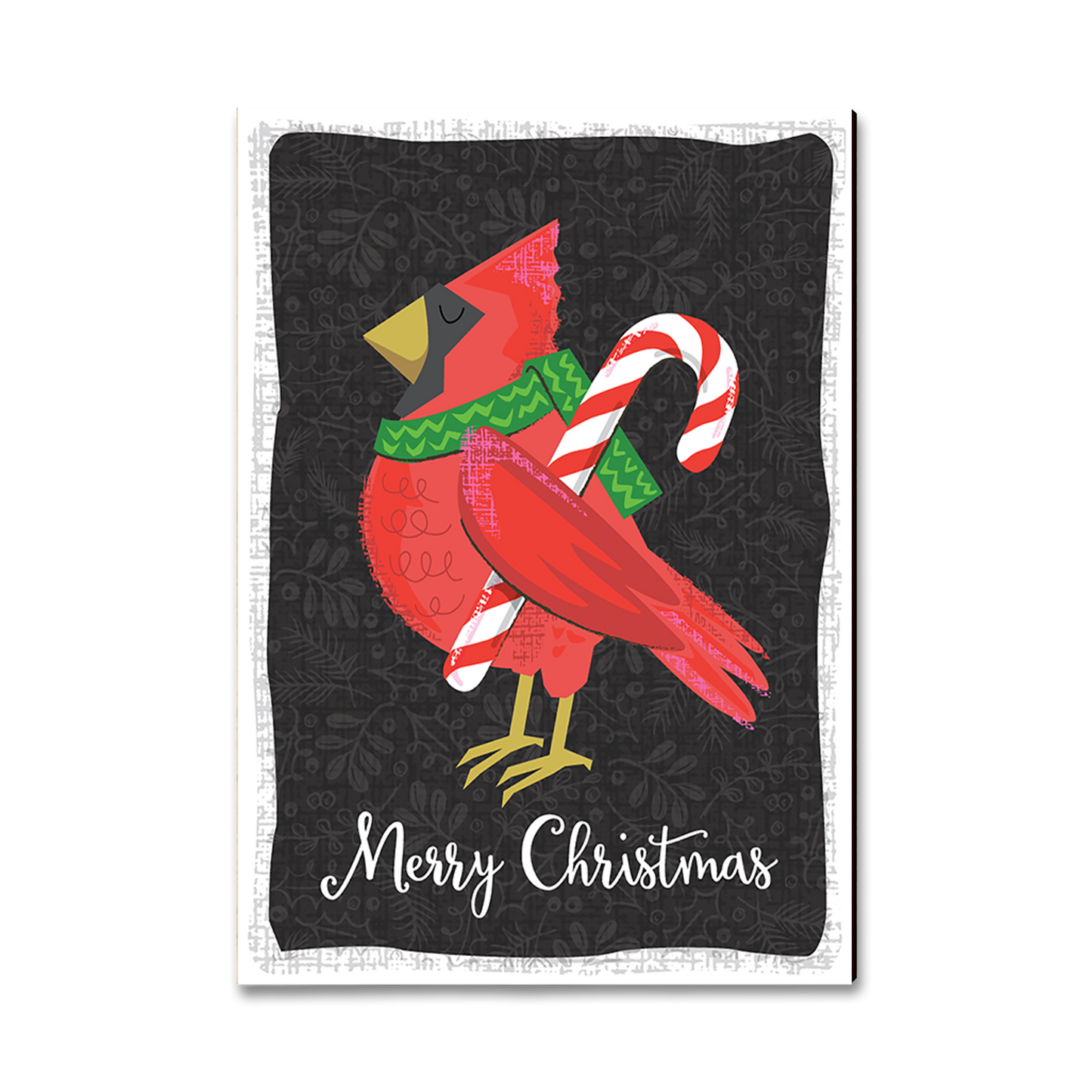 Magnet: Classic Edge - Christmas Cardinal