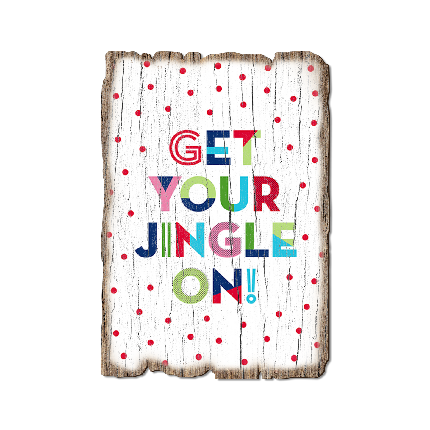 Greeting Card: Weathered Edge - Get Your Jingle On
