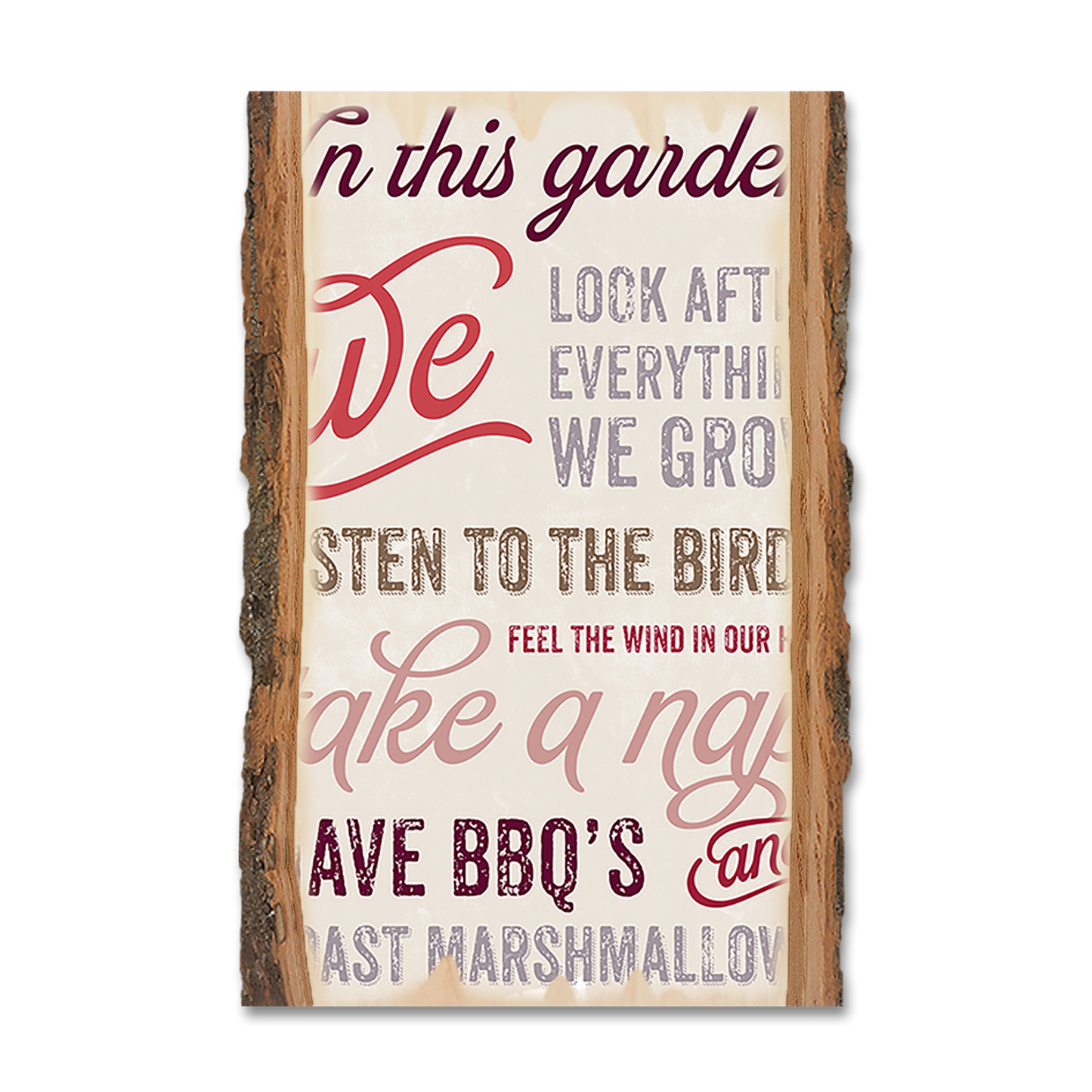 Magnet: Live Edge - In This Garden