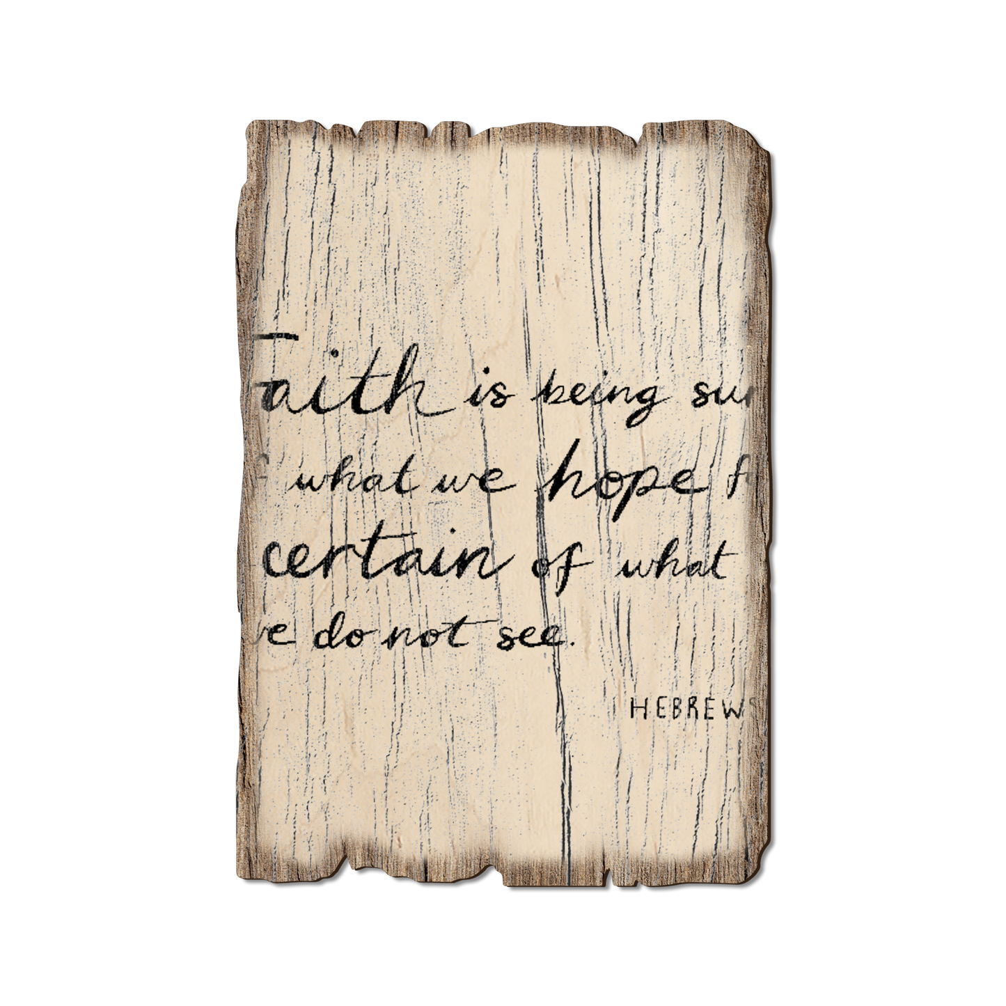 Greeting Card: Weathered Edge - Faith Is (Pack of 5)