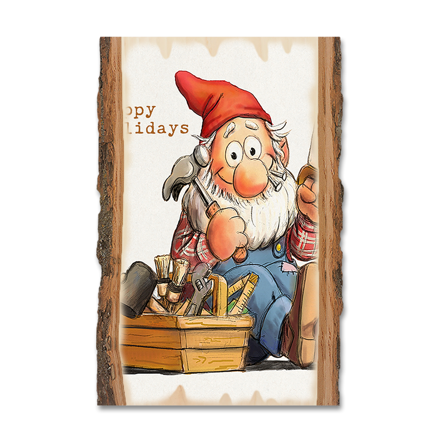 Ornament: Live Edge - Fix It Elf