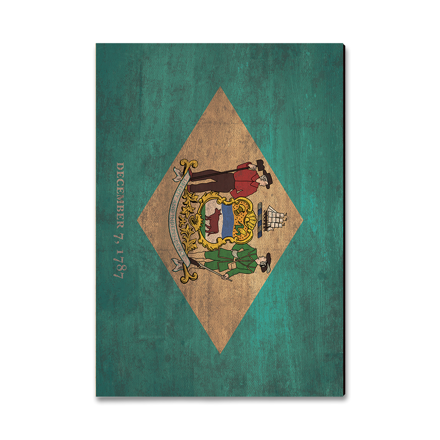 Ornament: Classic Edge - Delaware State Flag
