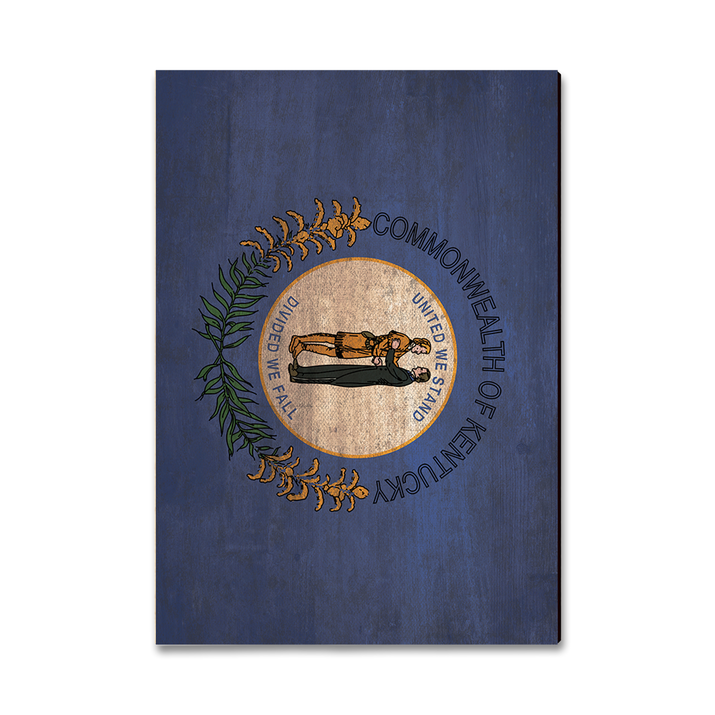 Greeting Card: Classic Edge - Kentucky State Flag
