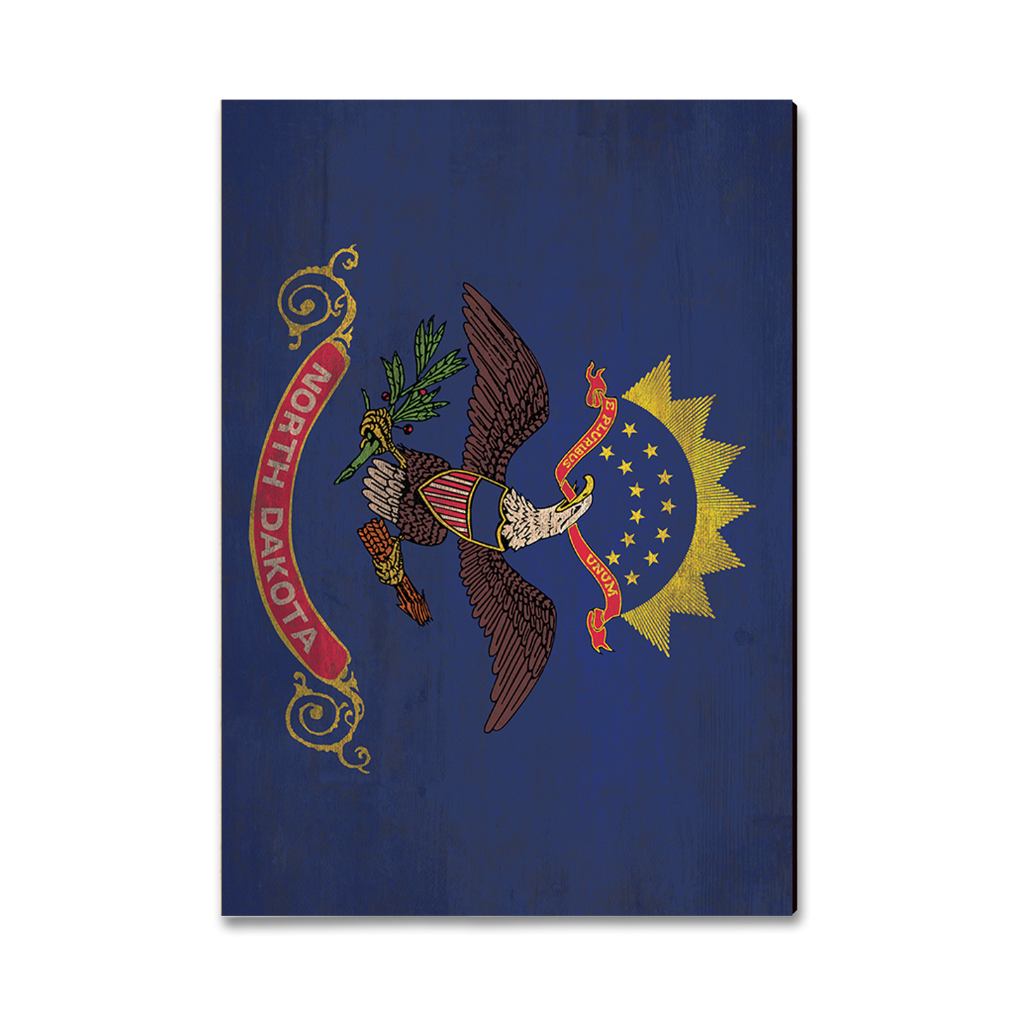 Ornament: Classic Edge - North Dakota State Flag