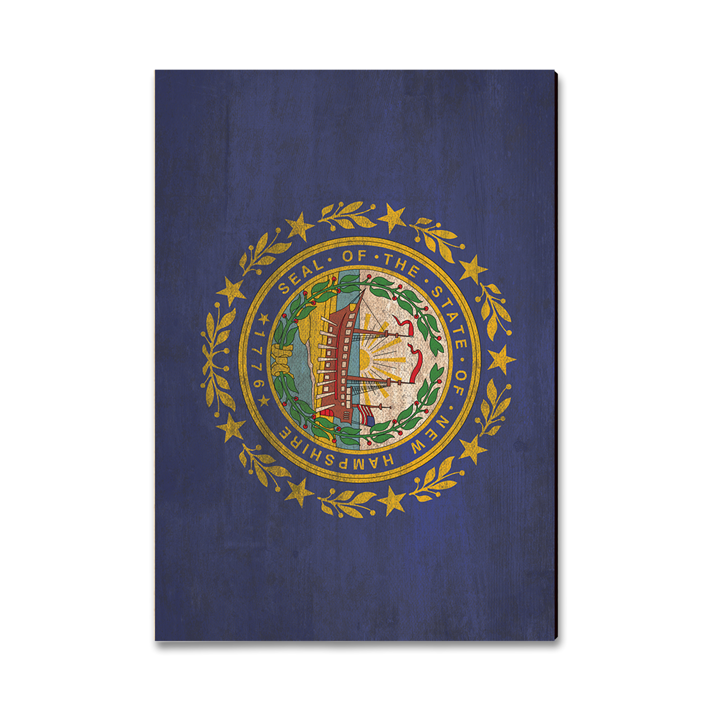 Postcard: Classic Edge - New Hampshire State Flag