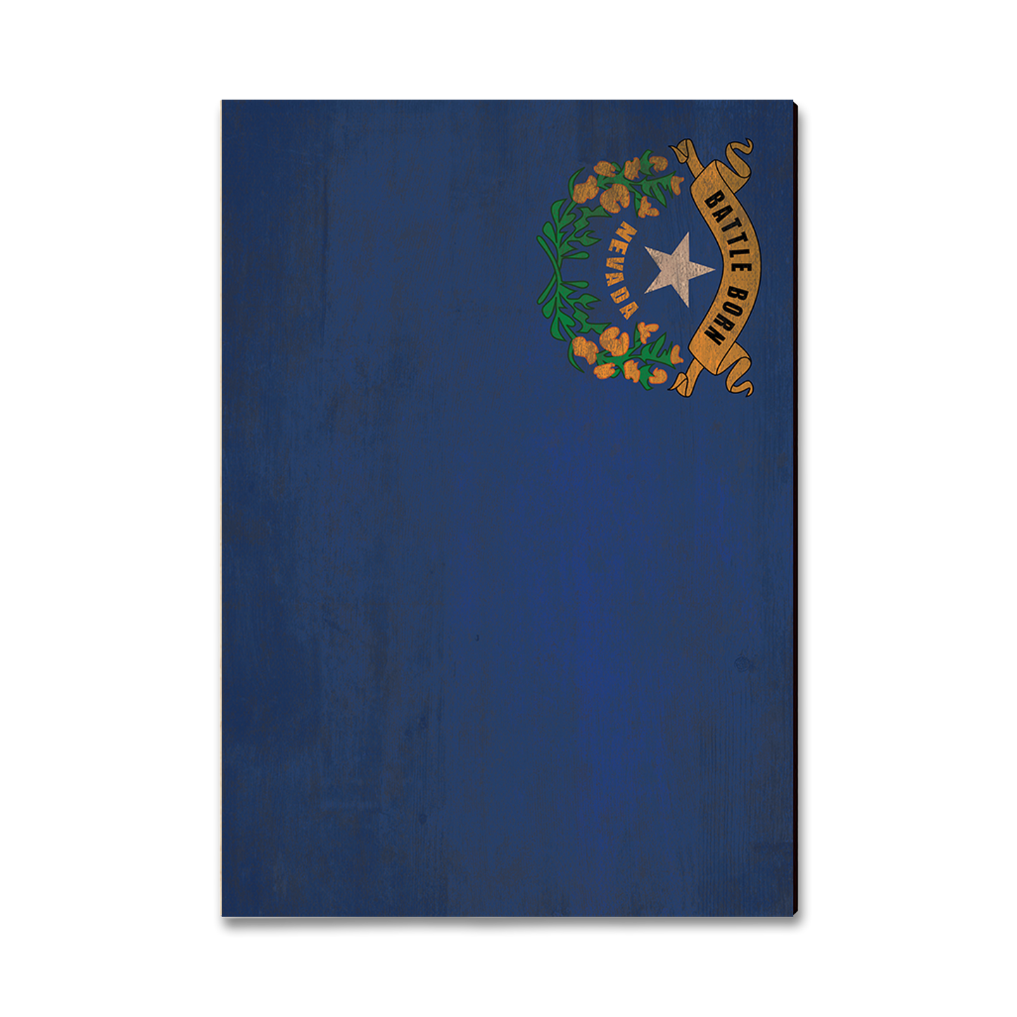 Greeting Card: Classic Edge - Nevada State Flag