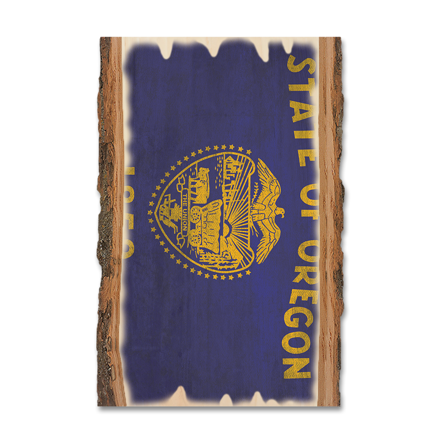Magnet: Live Edge - Oregon State Flag