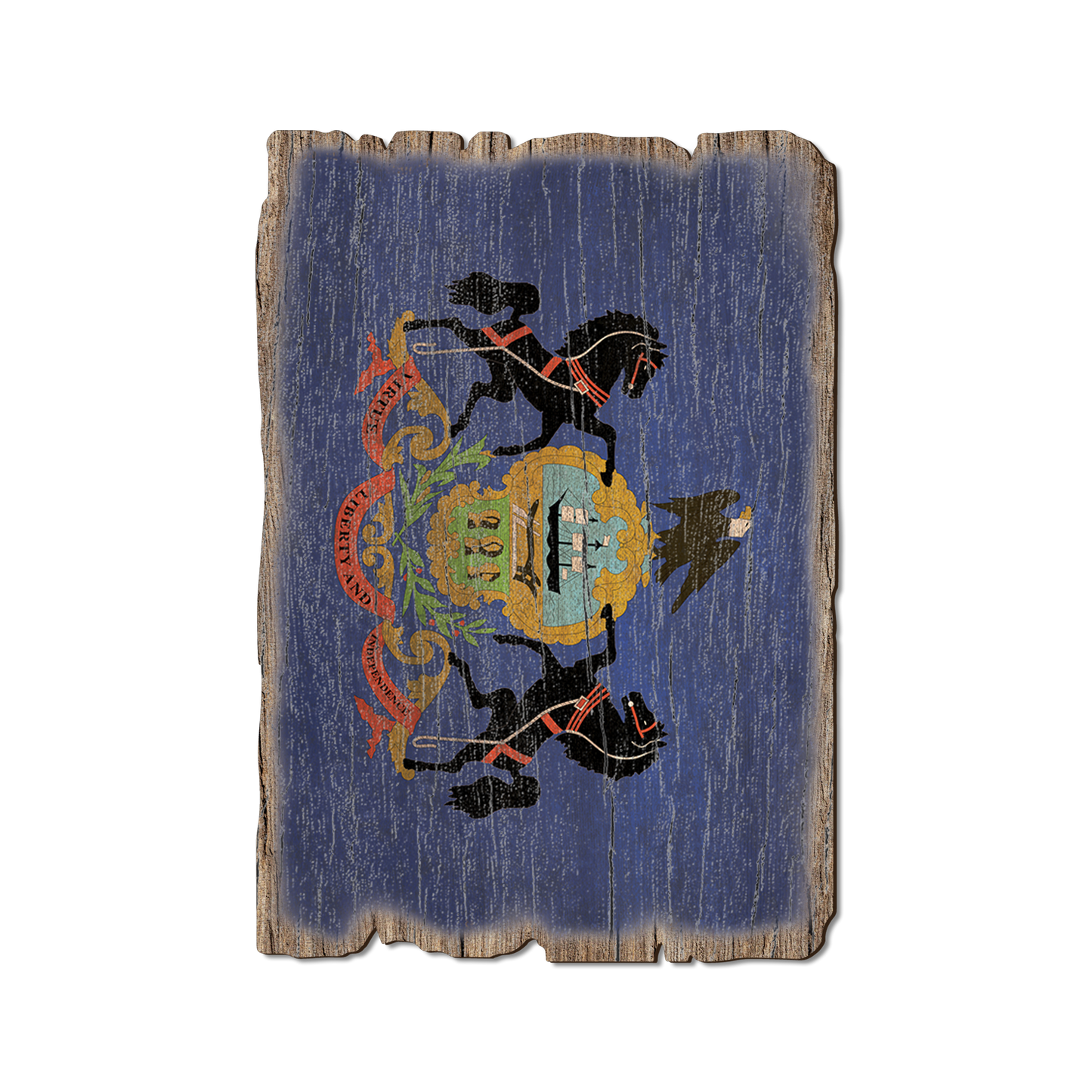 Ornament: Weathered Edge - Pennsylvania State Flag