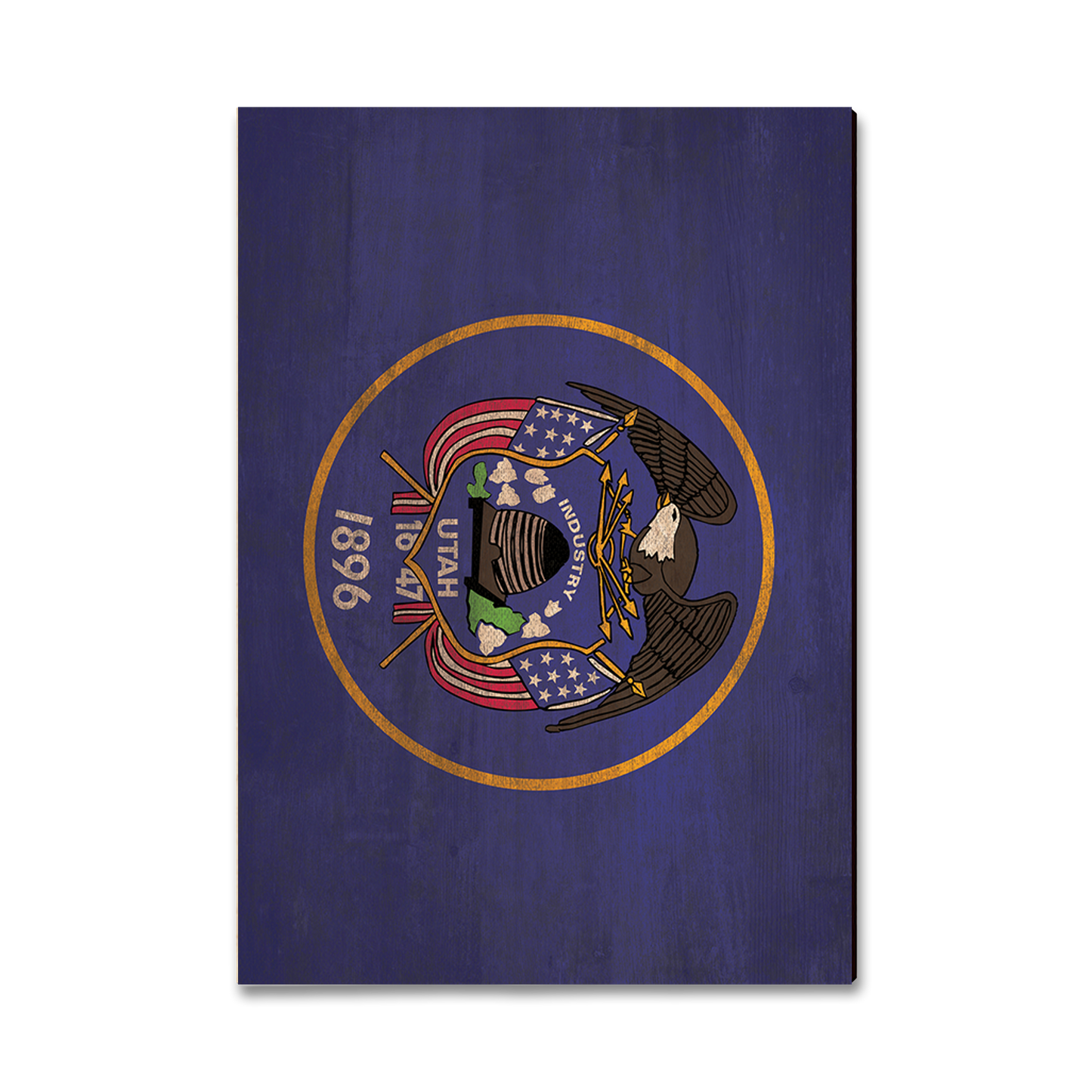 Postcard: Classic Edge - Utah State Flag